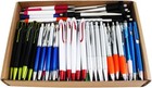 200 Pcs Wholesale Plastic Retractable Ballpoint Pens  Assorted Colors  Bulk Lot
