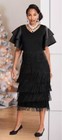 Size 14 Ashro Red Formal Wedding Dinner Party Church Mareena Fringe Sheath Dress