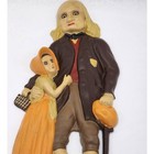Vintage Benjamin Franklin Weighted Cast Iron Doorstop 14  American Ben Franklin