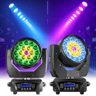 4pcs Led 19x15w Wash Zoom Moving Head Light Rgbw Dj Party Stage Lighting Dmx512