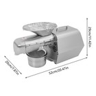 Cold And Hot Oil Press Machine Seed Oil Extractor Stainless Steel 1800w 60 Rpm