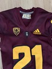 Arizona State Sun Devils Game Used Jersey Campbell Pat Tillman Crest On Jay