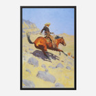 Frederic Remington - The Cowboy - Western Giclee Art Print On Paper Or Canvas