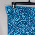 Lilly Pulitzer Towel Blue Leopard Pink Logo Microfiber Workout 16x20 Summer