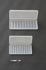 4-pack Battery Storage Case Holder Organizer Box  each Holds 10 Aa Aaa Batteries