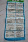 Vintage Vera Neumann Wall Hanging Calendar 1970 Kitchen Herbs