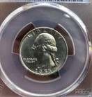 1955 D  Washington Quarter Pcgs Ms 63 Lower  Mintage Silver