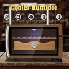 25l Electric Humidor Cigar Cooler W  Spanish Cedar Wood Shelves  150 Capacity