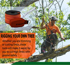 Arborist Throw Line Kit - Ultra Slick 100  Polyester Rope With Weighted Throw Ba