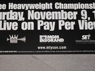 Mike Tyson Vs  Evander Holyfield Original Fight Poster 1996 Vintage Rare