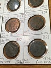 Valuable Old 1808 To 1850s Us Large Cents Set-w  Rare Key Dates   Better Details