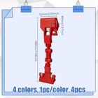  4pcs Adjustable Document Holder  4 Colors Flexible Rotatable Paper Holder For 