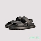 2026 Men Beach Real Leather Shoes Platform Holiday Causal Sandal Slipper Man New