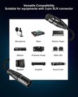 2 Pack Premium Xlr Cable - 6ft  Male To Female Microphone 6 Feet  Black
