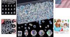 600 Pcs Ab Finish Crystal Glass Beads For Jewelry Crafting  Box Included