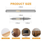 400pcs Double Head Skirting Nails With 4 Tools - Invisible Seamless Baseboard Sc