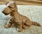 Vintage Cast Iron Scottish Terrier Scotty Dog  Bookend Figure