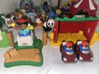 Fisher Price Little People  Fun Play Toy Large Lot Trellis Swing Animals Figures