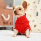 Cozy Knit Dog Sweater Winter Warm Clothes For Small Medium Pets Puppy 