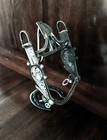 Vintage Sterling Silver Inlay Santa Barbara Filigree Show Bit By Paulino Aguilar
