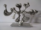 Rare Don Drumm Candle Holder Candleabra Abstract Modernism Biomorphic Vintage