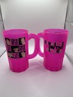 Vintage New Kids On The Block Nkotb Plastic Cup 1989 Set Of Two