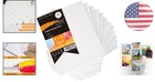 Versatile Painting Canvas Panels  8x10 Inch  12 Pack - Ideal For All Mediums