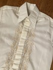 Philippines Barong Tagalog Mens Large Short Sleeve Formal 