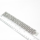 925 Sterling Silver Vintage Mexico Modernist Bracelet 7 5 