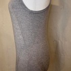 Athleta Merino River Rib Grey Knit Sleeveless Racerback Sweater Maxi Dress Small