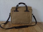 Filson Rugged Twill Original Briefcase   Nwot   Tan   Made In Usa   Msrp  499