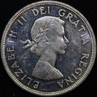 1964 Canada  1 Silver Dollar  800 Fine Silver Coin Charlottetown Quebec  d32