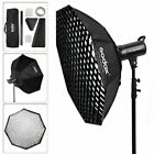 Us Godox 95cm Octagon Softbox Diffuser Bowens Speedring For Studio Strobe Flash
