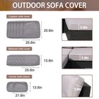 14 Pcs Outdoor Patio Chair Cushion Covers Set Replacement Furniture Slipcover