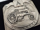 John Deere 1989 Limited Edition Model  a  Tractor Silver Belt Buckle Nib