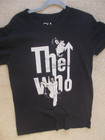 The Who Vintage Logo Style Current Men s Used Band T-shirt Size  l  Black Vgt