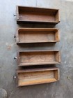 Antique Vintage Wood Sewing Machine Cabinet Drawers Set Of 4 Approx 16 x5 x4 