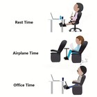 2   Portable Travel Foot Rest Relax Travel Hammock Carry Flight Leg Airplane Pad