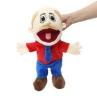 New Marvin Foster Father Jeffy Hand Puppets Plush Toy Supermariologan Figure Toy