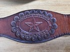 Vinton Cutting Reining Saddle Stirrup Hobbles - Shaped Leather W Ss Cart Buckle