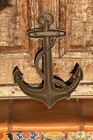Antique Anchor Heavy Cast Iron Anchor Plaque 17 Inch Length