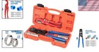 33-piece Pex Crimping Tool Kit With Tubing Cutter For Durable Plumbing Solutions