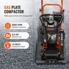 Plate Compactor 2 8 6 5 Hp Force Vibratory Compaction Tamper For Walkways patios
