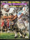 Larry Csonka   Bob Griese Signed 1973 Sports Illustrated Magazine Jsa Auto E285