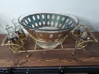 Stunning Vintage Mid Century Starlyte 11 Piece Salad And Spice Set  Rare 22k