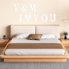4 Inch 3d White Wooden Letters  Unfinished Wood Alphabet For Letter Board - Wall