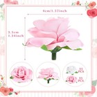 50pcs Mini Roses Artificial Flower Heads  1 6    Small Silk Fake Rose For Diy Wedd