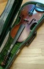 John Juzek Violin Music Instrument 3 4   Bow   Case Prague Czech Pre-1930 s Ww2