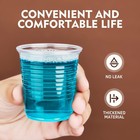 Yeehaw 100 Pack 3 Oz Bathroom Plastic Cups  Disposable 3 Oz  Transparent 