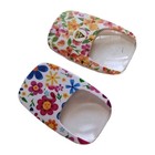    2pc Led Pocket Magnifier Credit Card Size Handheld Reading Glass Floral Pattern